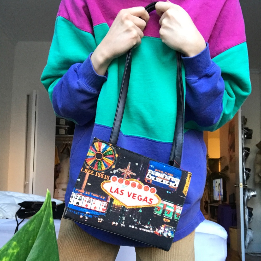 vegas beaded purse